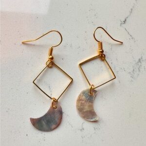 Handmade shell earrings